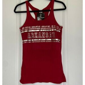 ZOOZATZ Athleisure - XS - Arkansas Razorbacks Women's Racerback Tank Top -